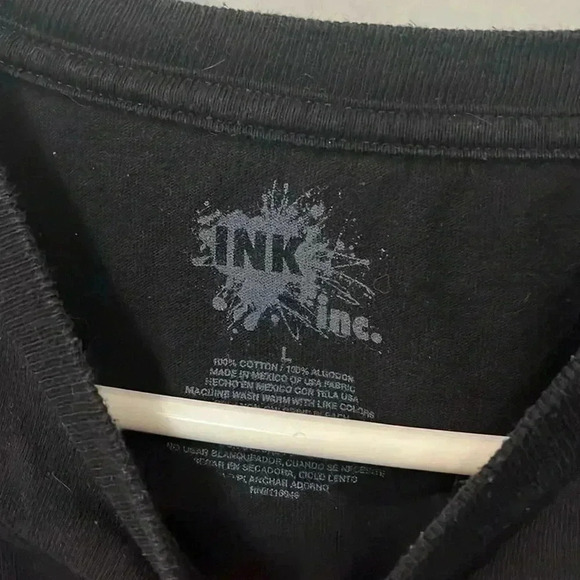 ❤️2/$30❤️[L] Vintage Ink  Inc. Guitar T-Shirt Short Sleeve Retro Mens-NWOT - Picture 3 of 4